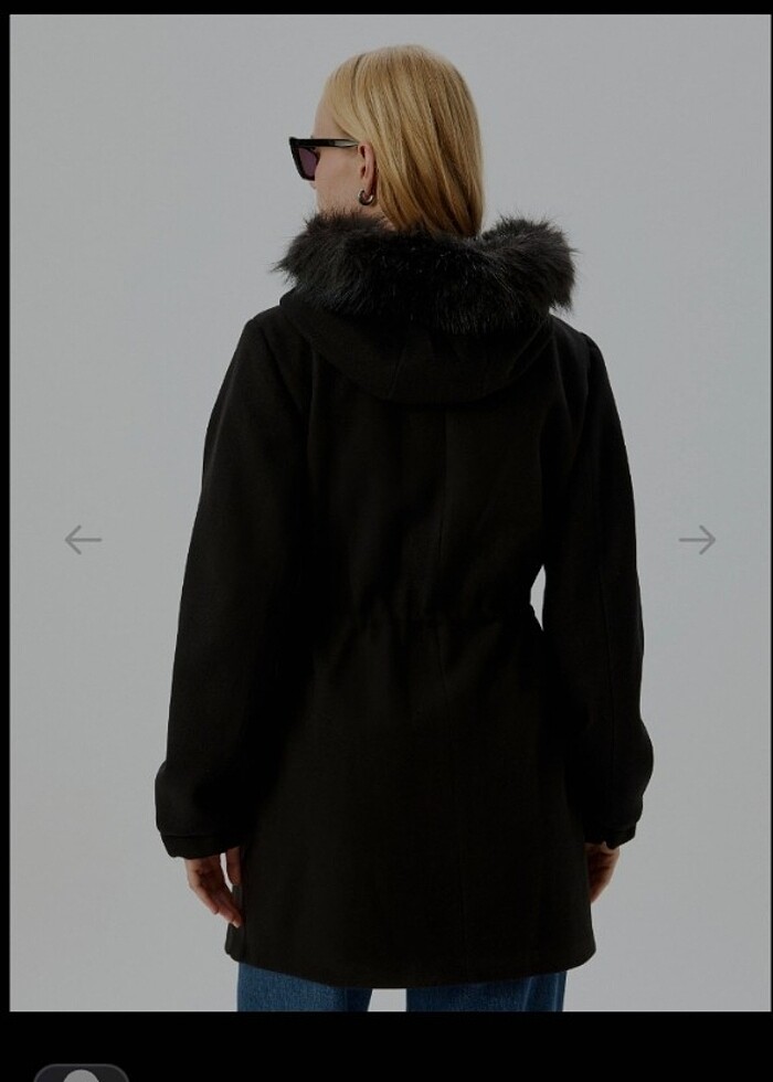 KADIN TESETTÜR KOTON KABAN - Görsel 3