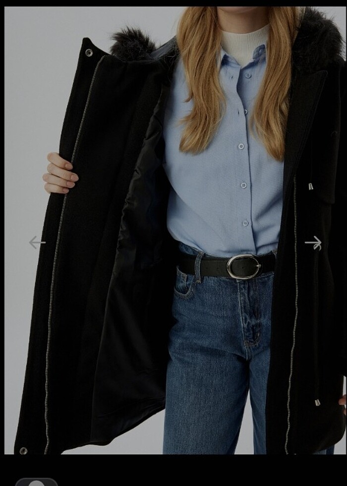 KADIN TESETTÜR KOTON KABAN - Görsel 4