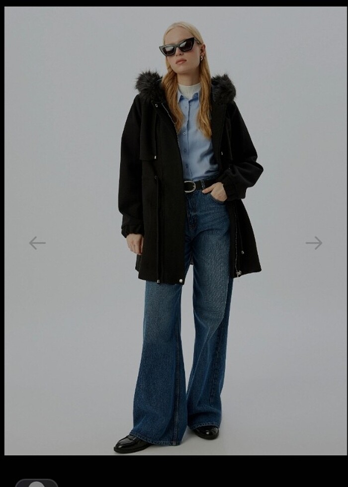 KADIN TESETTÜR KOTON KABAN - Görsel 5