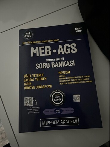  Ags tüm dersler soru bankası/ hibrit kitap