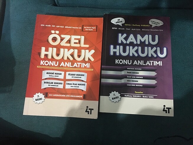 KAMU - ÖZEL HUKUK 4T Konu Anlatımı