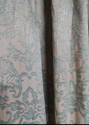 Bej Gri Batik Desenli Perde - Görsel 4