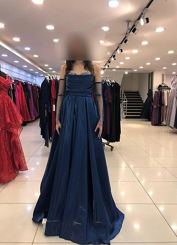 Diğer Lacivert nişan elbisesi abiye