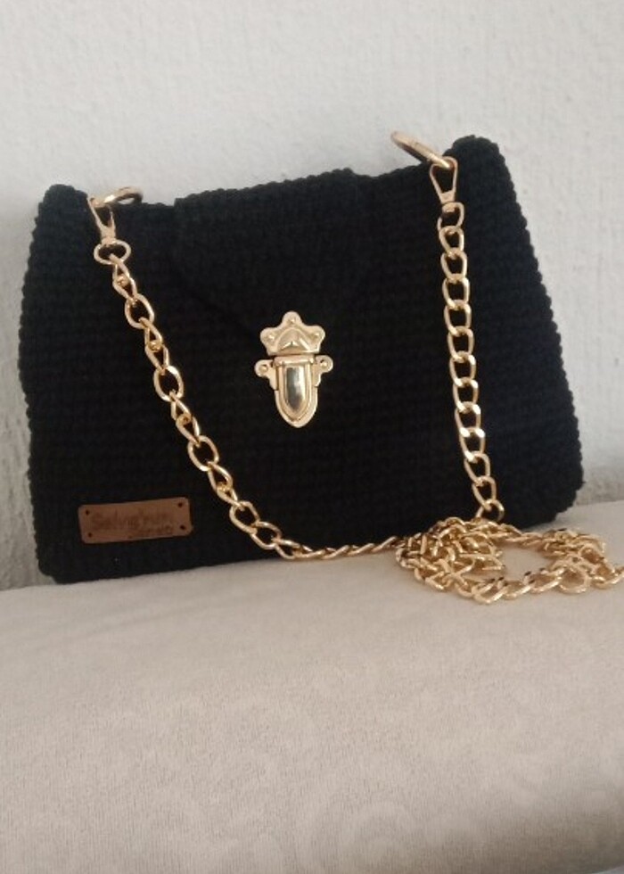 El örgü çanta - Görsel 2