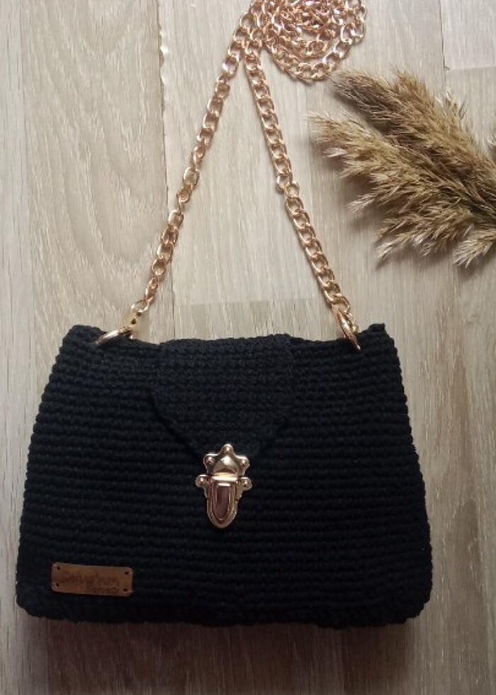 El örgü çanta - Görsel 5