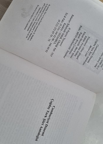 Çağdaş Türk Şiiri Antolojisi Kitap - Görsel 3