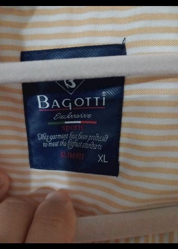 Kısa Kollu sarı beyaz çizgili Keten unisex Gömlek - Görsel 2