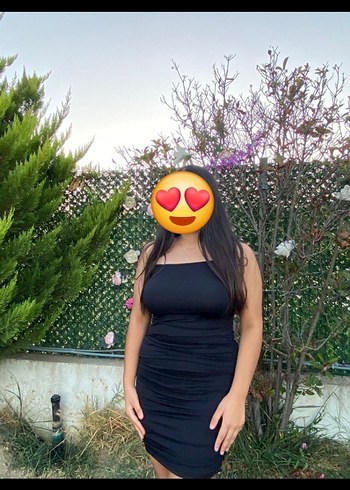 Siyah Drapeli Straplez Mini Elbise - Görsel 2