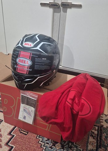 Siyah Baskılı Biker Kask - Bell - Görsel 3
