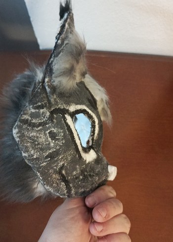 gri vaşak maskesi - Görsel 4