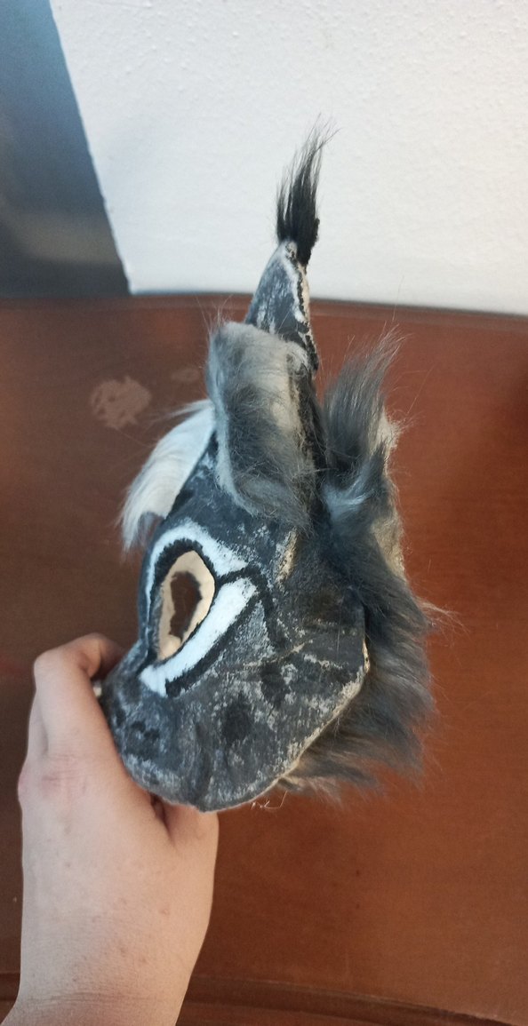 gri vaşak maskesi - Görsel 2