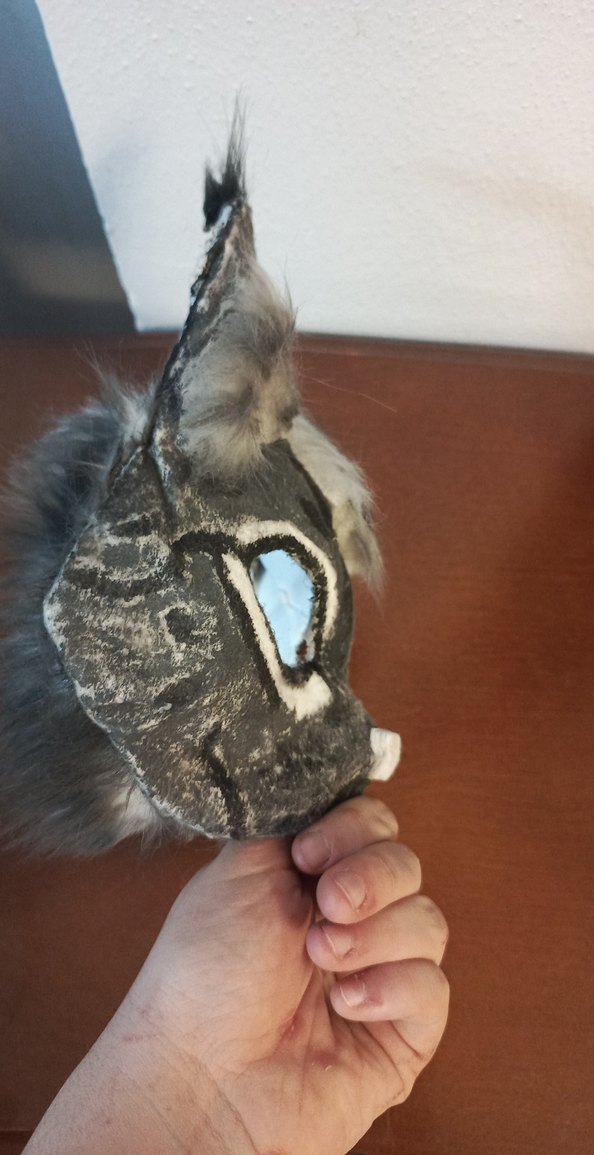 gri vaşak maskesi - Görsel 4