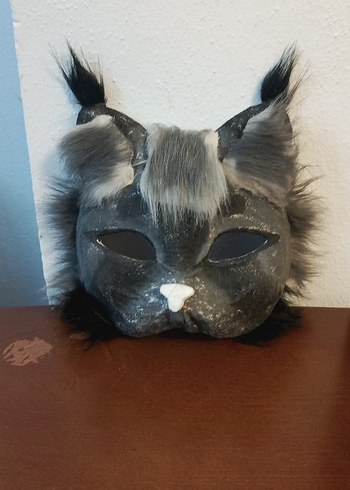 gri kedi maskesi - Görsel 7