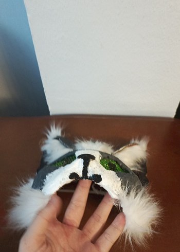 gri kedi maskesi - Görsel 6