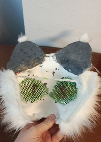 gri kedi maskesi - Görsel 3