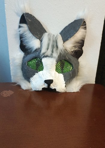 gri kedi maskesi - Görsel 7