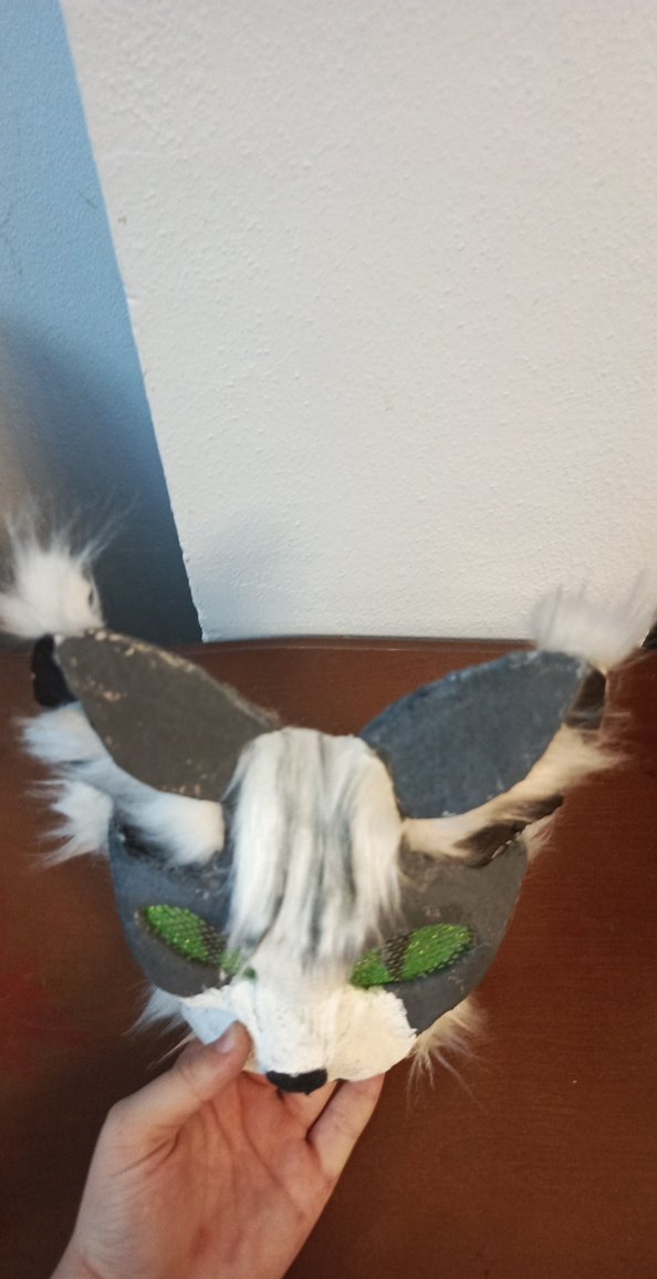 gri kedi maskesi - Görsel 5