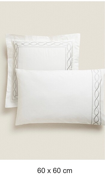 Zara Home 60x60 Yastık Kılıfı