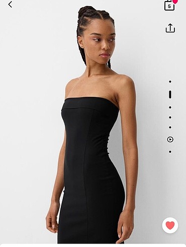 bershka elbise etiketli