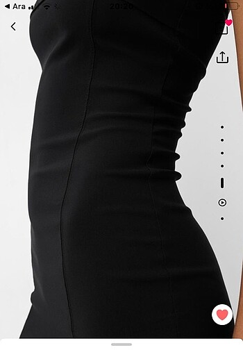 xs Beden siyah Renk bershka elbise etiketli