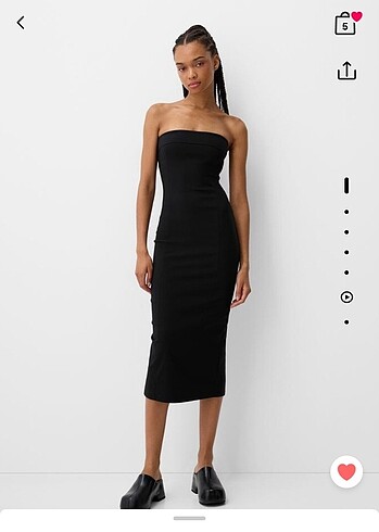 xs Beden bershka elbise etiketli