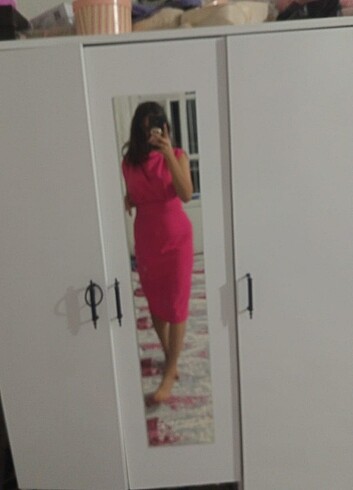 Trendyol & Milla Trendyol pembe abiye elbise