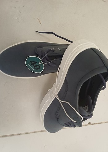 Gri Erkek Bağcıklar 40 numara - Görsel 3