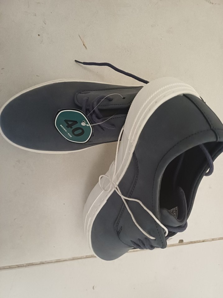 Gri Erkek Bağcıklar 40 numara - Görsel 3