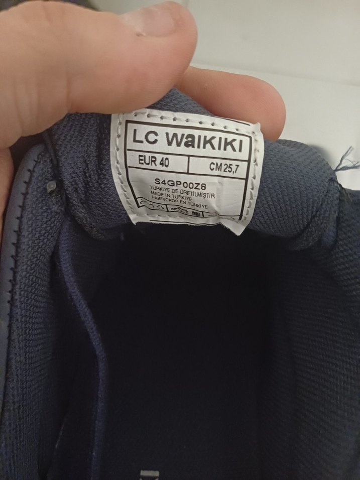 Gri Erkek Bağcıklar 40 numara - Görsel 4