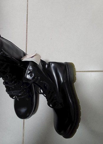 Siyah Gotik Kadın Stiletto Topuklu Botlar - Görsel 4