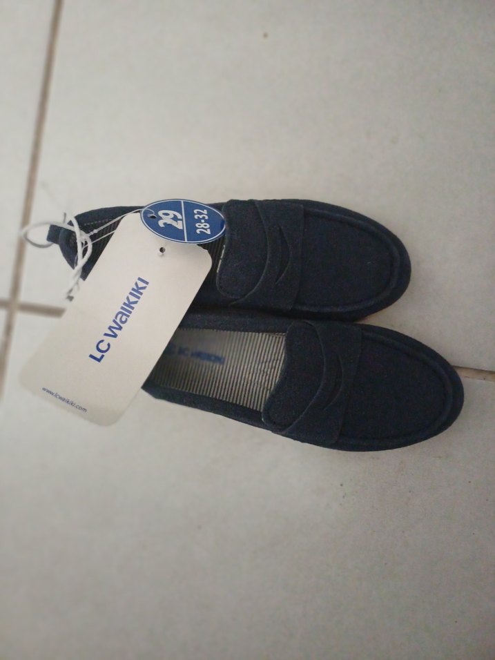 Lacivert Erkek Çocuk Cırtlı Özel Ayakkabı - Görsel 2