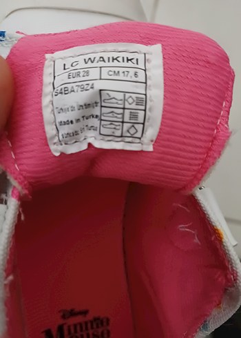 Kız Çocuk Beyaz Renkli Spor Ayakkabı - Görsel 4