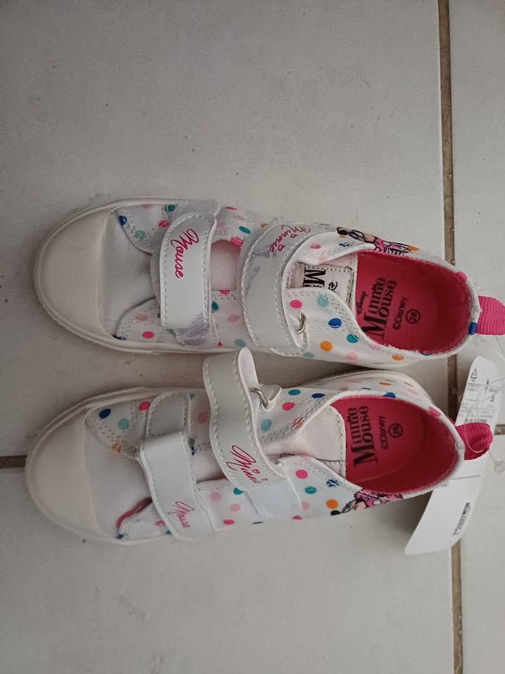 Kız Çocuk Beyaz Renkli Spor Ayakkabı - Görsel 2