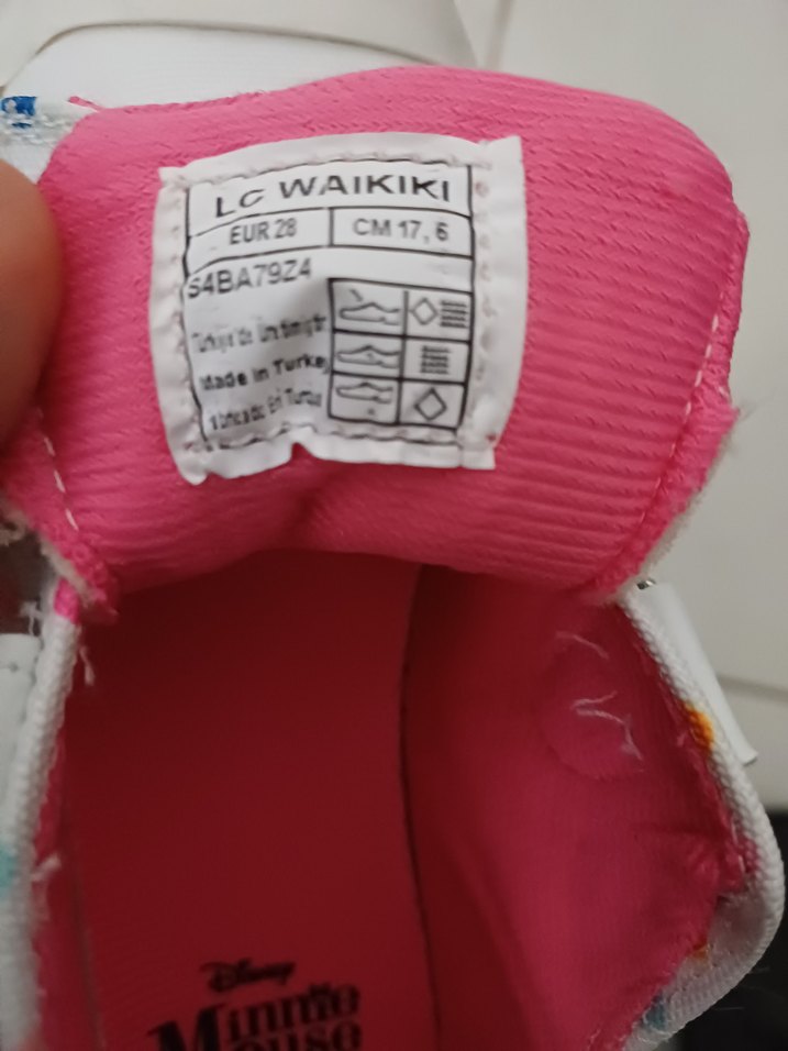 Kız Çocuk Beyaz Renkli Spor Ayakkabı - Görsel 4