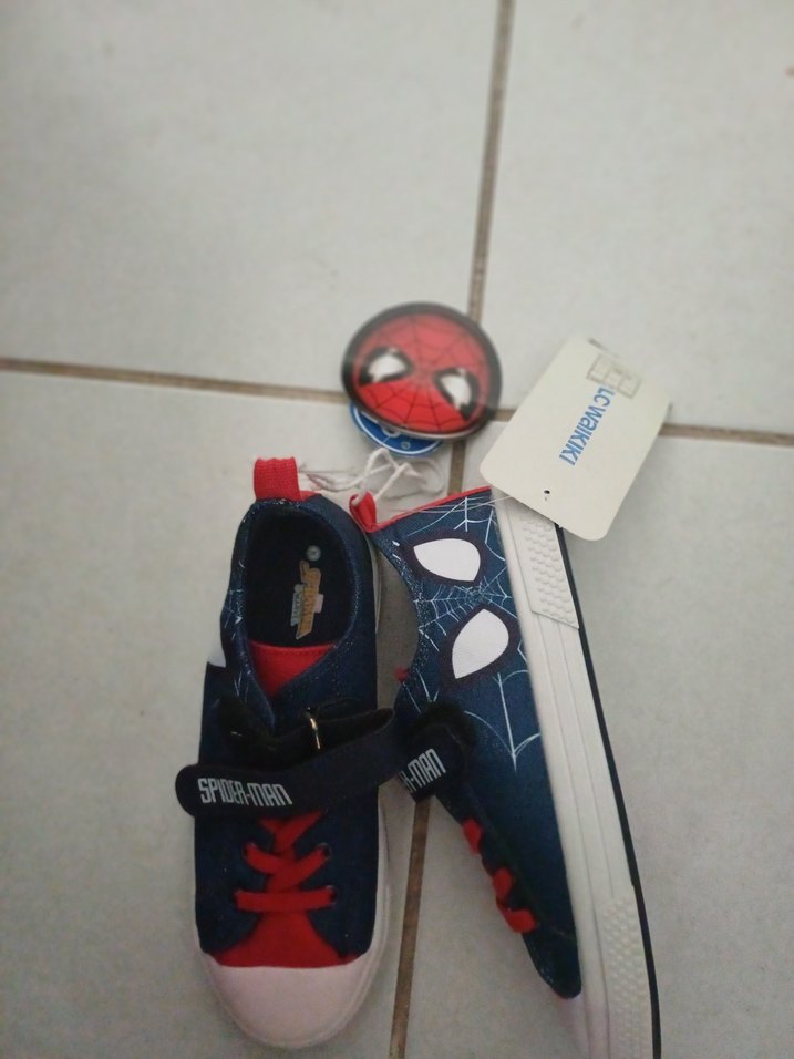 Erkek Çocuk Renkli Spider-Man Spor Ayakkabı - Görsel 3