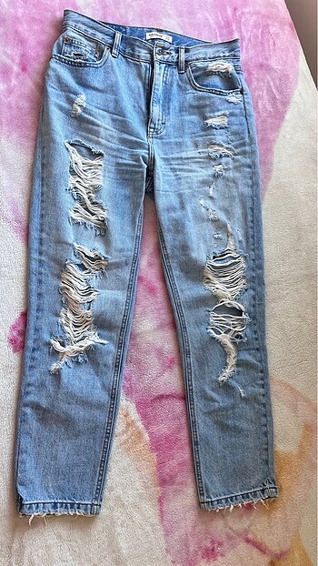 pull&bear mom jean kot
