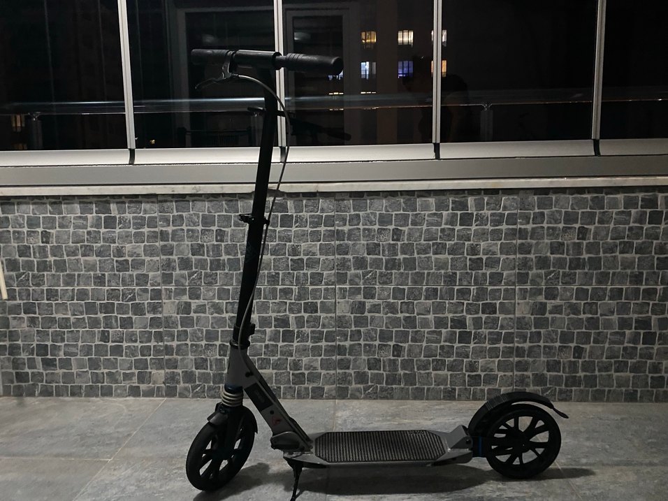 Koyu Siyah Çocuk Scooter - Görsel 3