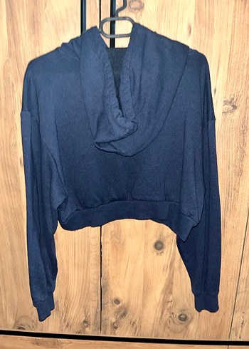 Koton Kadın Lacivert Kapüşonlu Sweatshirt