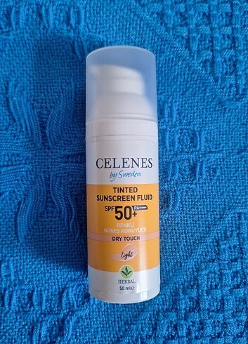 Celenes 50 SPF Yüz Güneş Kremi
