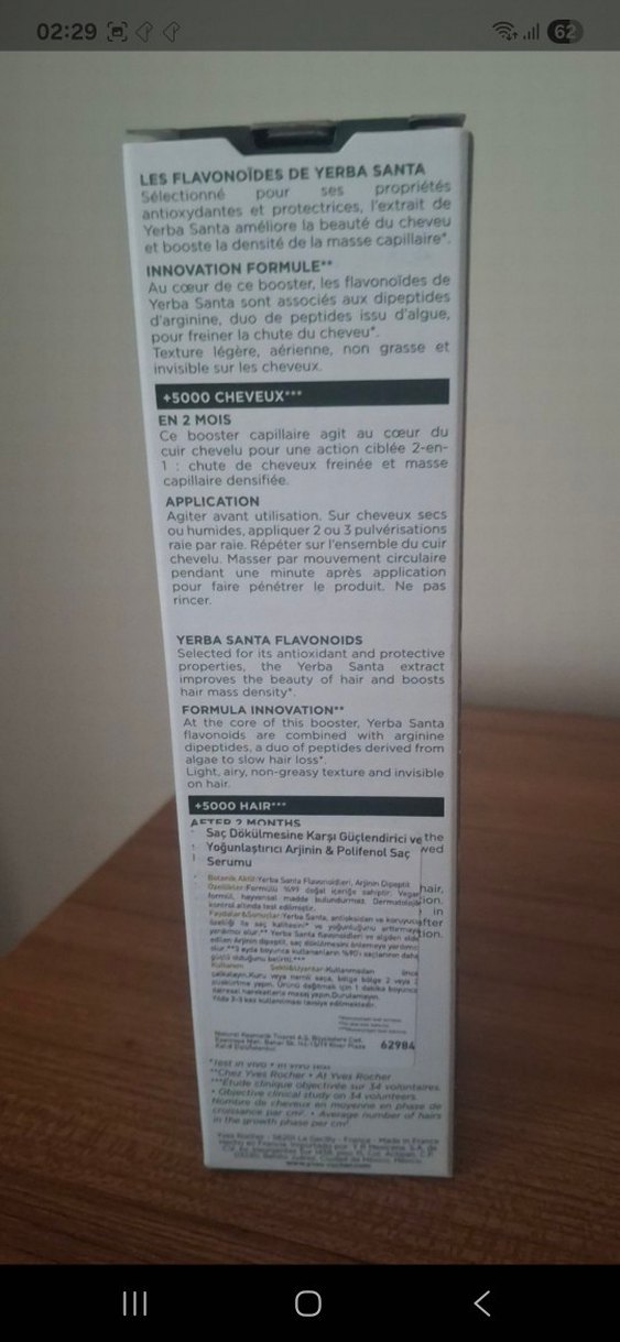 Saç Dökülmesine Karşı Yoğunlaştırıcı saç serumu 195 ml - Görsel 2