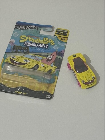 HOTWHEELS SÜNGER BOB SPONGE BOB PONY-UP VERSİYON OYUNCAK ARABA K