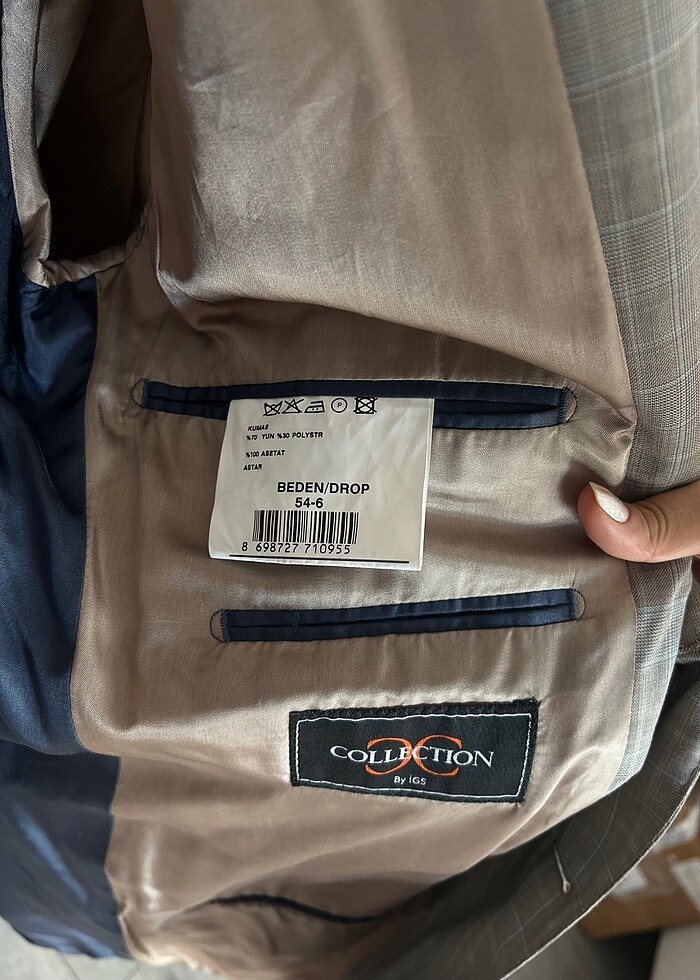 Çizgili takım elbise - Görsel 3