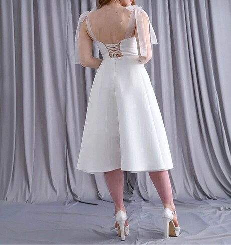 Gelinlik dış çekim nikah nişan elbisesi tangül &ali?s moda evi - Görsel 5