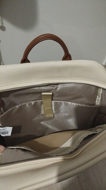 Babymall Deri bebek bakım çantası