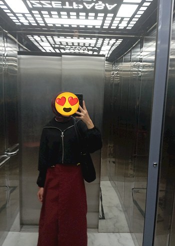 s Beden Bordo tesettür ikili takım