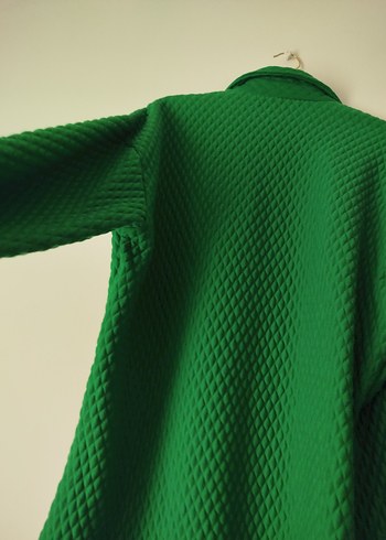 Yeşil Düğmeli Kadın Gömlek - Görsel 5