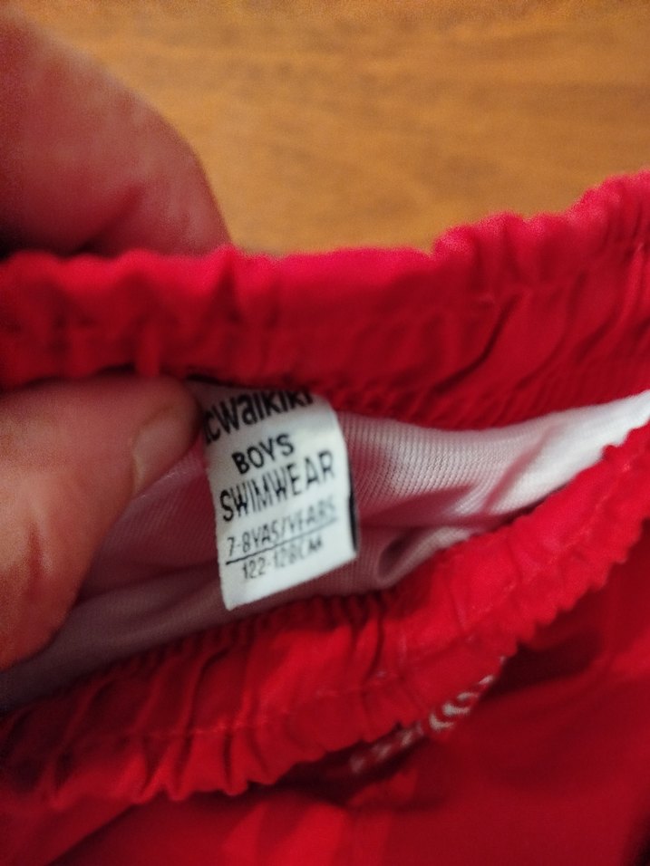 Kırmızı Baskılı Erkek Çocuk Mayo - Görsel 3