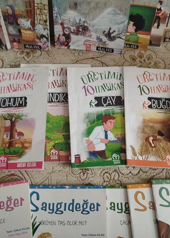 Çocuk Kitapları Seti - Mahalle Öyküleri ve Üretimin 10 Harikası - Görsel 5