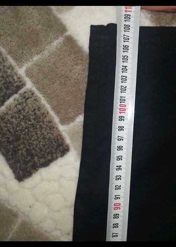 Düğmeli Siyah Pantolon - Görsel 3