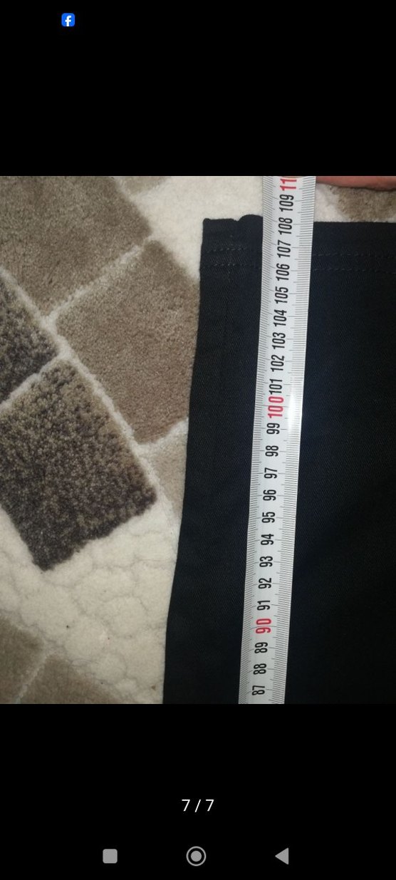 Düğmeli Siyah Pantolon - Görsel 3